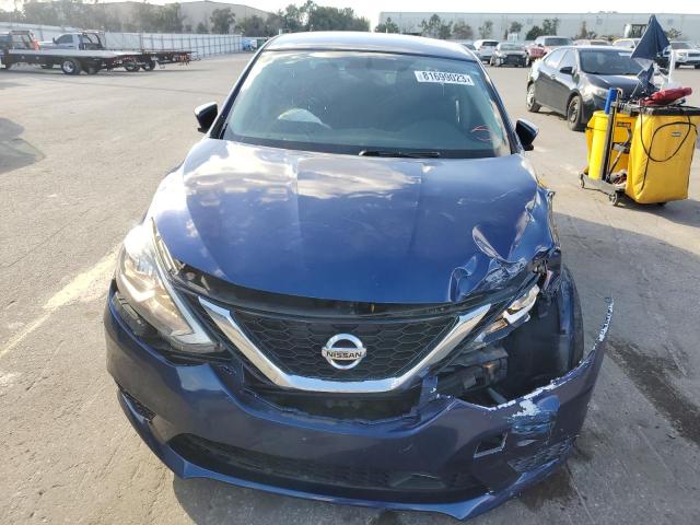 3N1AB7AP6JY265938 - 2018 NISSAN SENTRA S BLUE photo 5