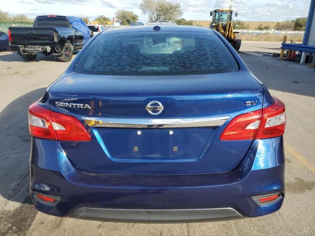 3N1AB7AP6JY265938 - 2018 NISSAN SENTRA S BLUE photo 6