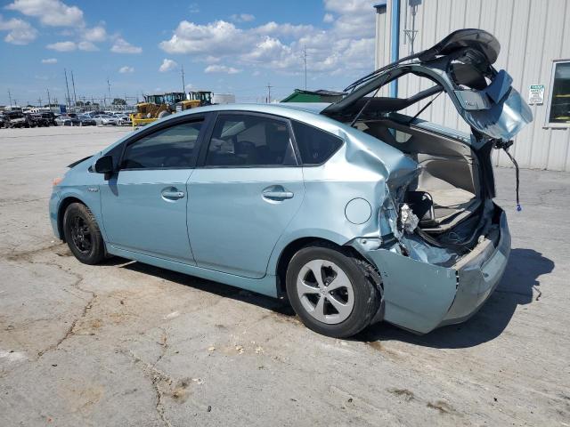 JTDKN3DU7D5625433 - 2013 TOYOTA PRIUS 青绿色 照片 2
