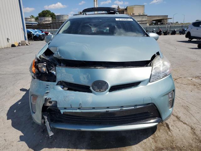 JTDKN3DU7D5625433 - 2013 TOYOTA PRIUS 青绿色 照片 5