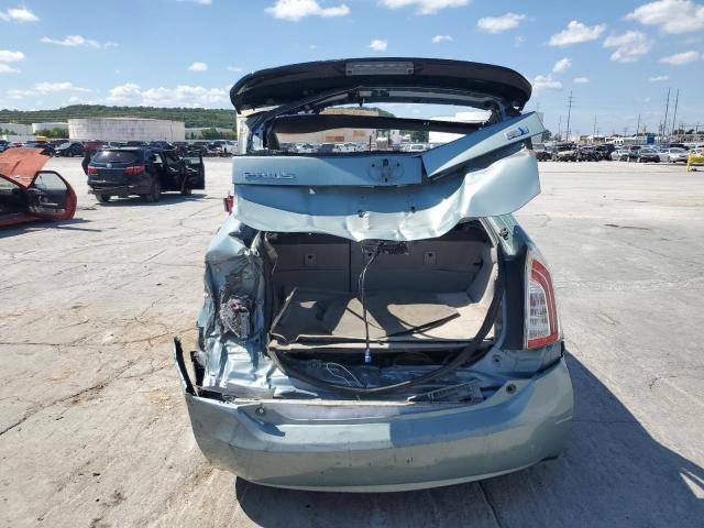 JTDKN3DU7D5625433 - 2013 TOYOTA PRIUS 青绿色 照片 6