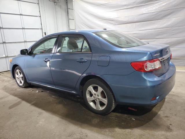 5YFBU4EE9DP109903 - 2013 TOYOTA COROLLA BASE Синий фото 2