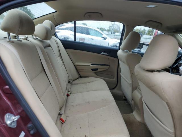 1HGCP2F42CA184310 - 2012 HONDA ACCORD LXP მუქწითელი ფოტო 10