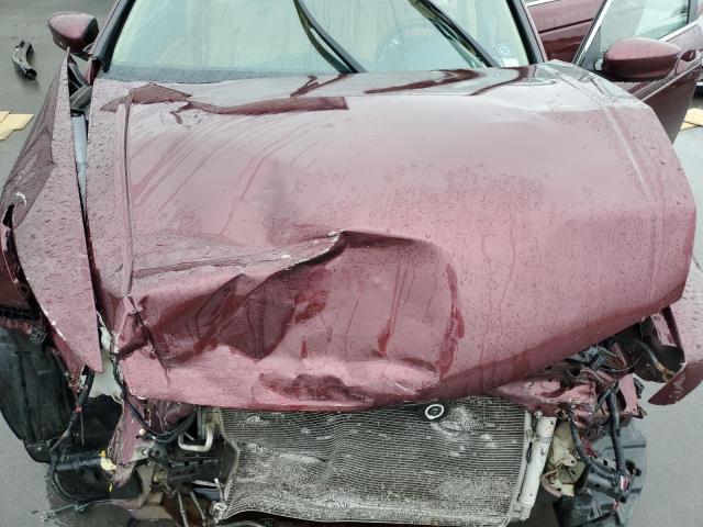 1HGCP2F42CA184310 - 2012 HONDA ACCORD LXP მუქწითელი ფოტო 11