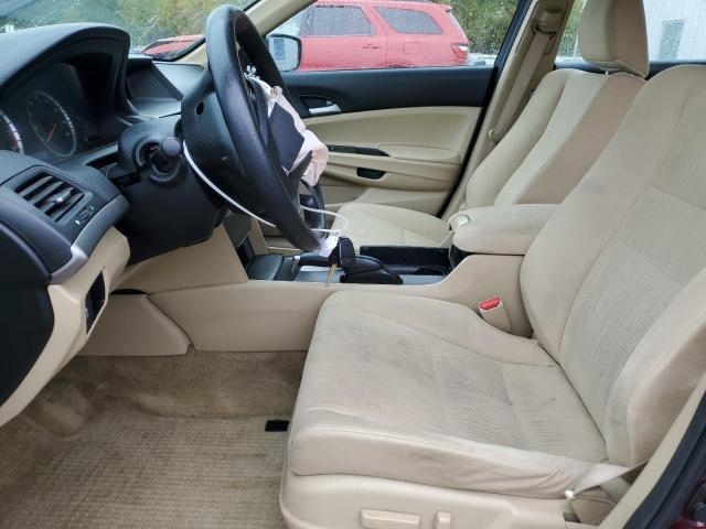 1HGCP2F42CA184310 - 2012 HONDA ACCORD LXP მუქწითელი ფოტო 7