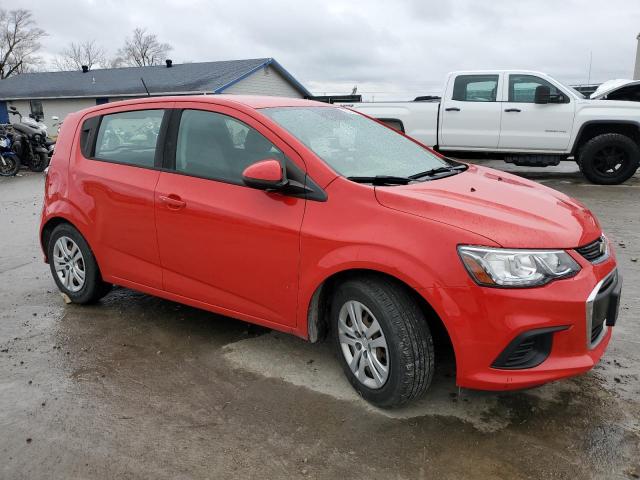 1G1JG6SB5L4125874 - 2020 CHEVROLET SONIC RED photo 4