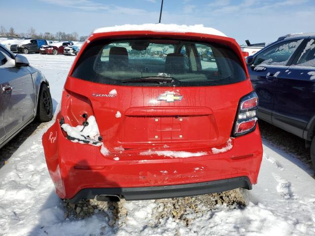 1G1JG6SB5L4125874 - 2020 CHEVROLET SONIC RED photo 6