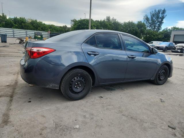 2T1BURHE5HC813322 - 2017 TOYOTA COROLLA L BLUE photo 3