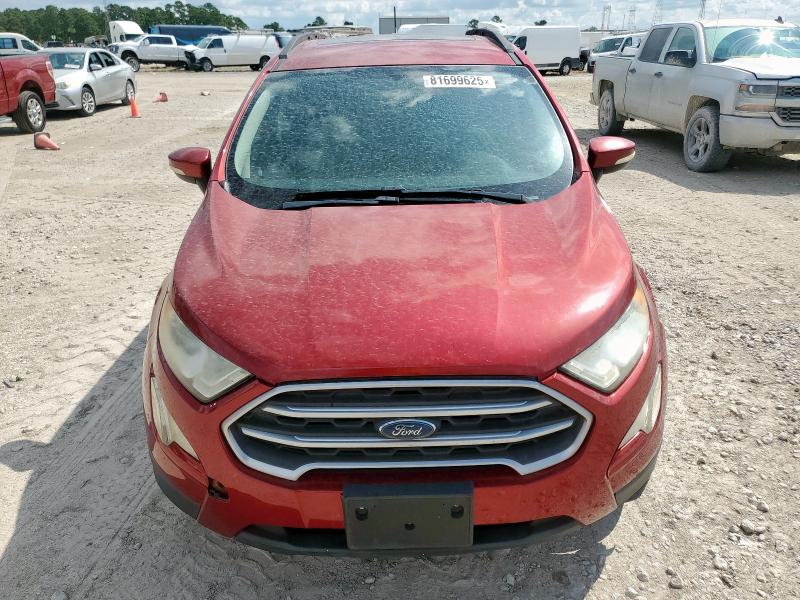 MAJ3P1TE1JC197482 - 2018 FORD ECOSPORT SE Bordeaux Foto 5