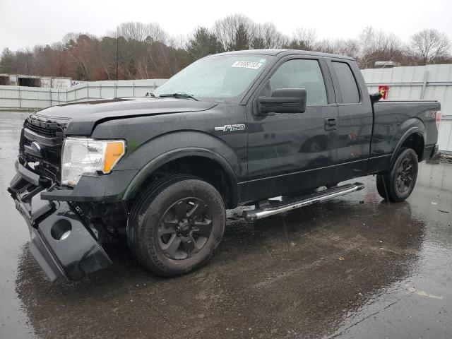 1FTFX1EF7EFB36980 - 2014 FORD F150 SUPER CAB BLACK photo 1