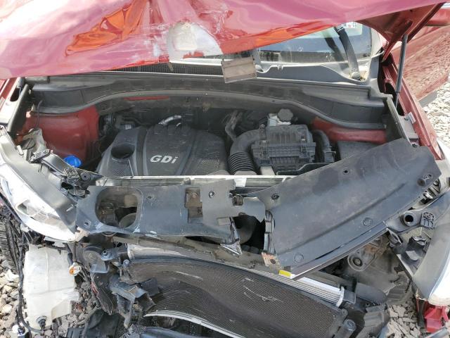 5XYZU3LB1FG237948 - 2015 HYUNDAI SANTA FE S RED photo 12