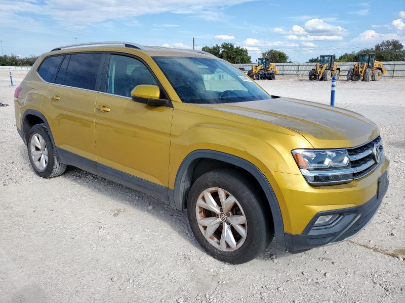1V2DR2CA9JC540730 - 2018 VOLKSWAGEN ATLAS SE YELLOW photo 4
