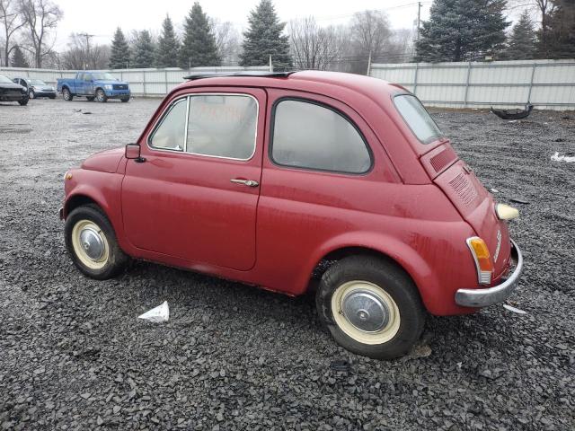 110F1408191 - 1967 FIAT 500 BURGUNDY photo 2