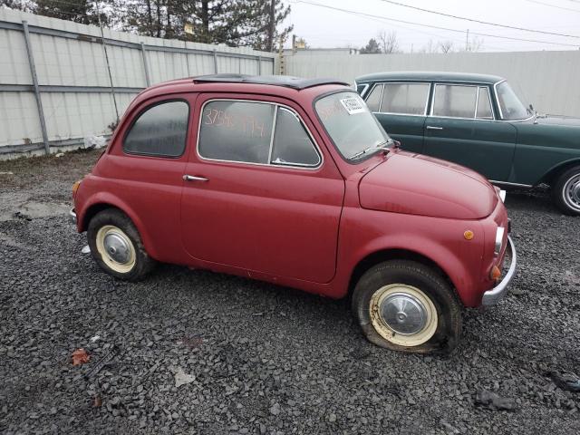 110F1408191 - 1967 FIAT 500 BURGUNDY photo 4