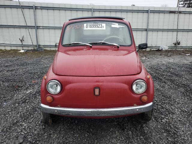 110F1408191 - 1967 FIAT 500 BURGUNDY photo 5