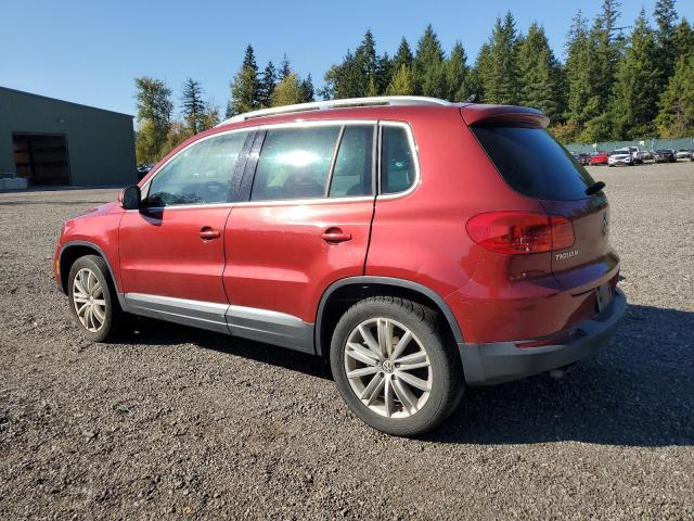WVGAV7AXXCW001891 - 2012 VOLKSWAGEN TIGUAN S Tünd qırmızı foto 2