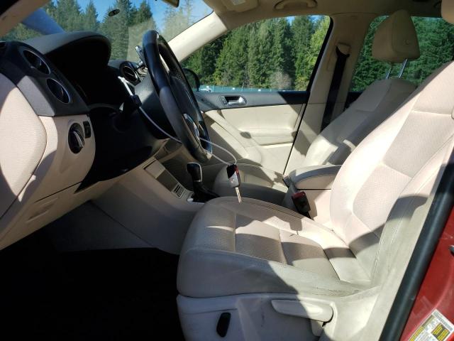 WVGAV7AXXCW001891 - 2012 VOLKSWAGEN TIGUAN S Tünd qırmızı foto 7