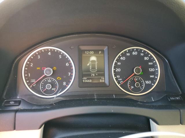 WVGAV7AXXCW001891 - 2012 VOLKSWAGEN TIGUAN S Tünd qırmızı foto 9