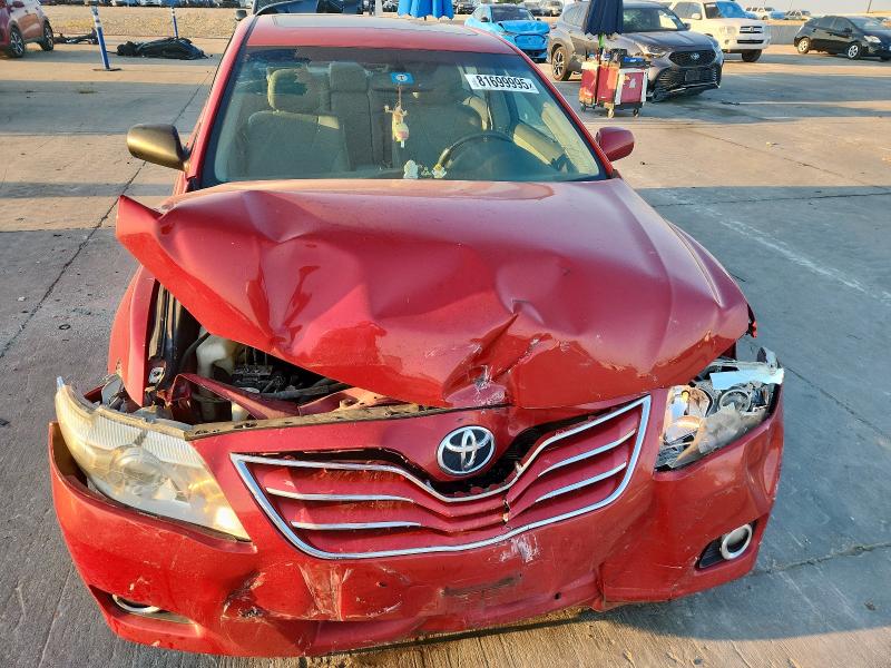 4T1BF3EK8BU752443 - 2011 TOYOTA CAMRY BASE RED photo 5