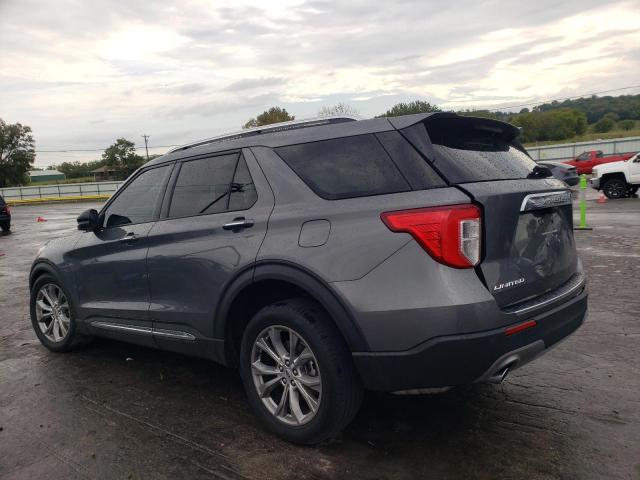 1FMSK7FH7MGC17014 - 2021 FORD EXPLORER LIMITED GRAY photo 2
