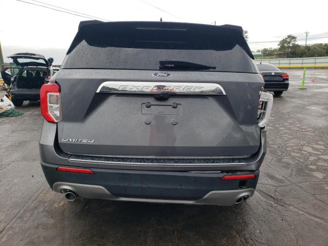 1FMSK7FH7MGC17014 - 2021 FORD EXPLORER LIMITED GRAY photo 6