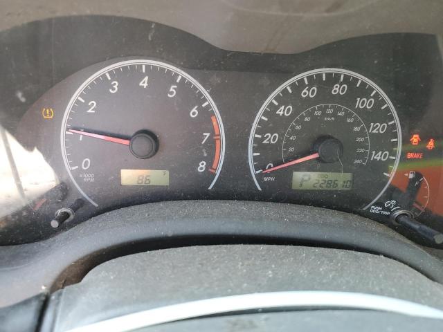 2T1BU4EE3AC398269 - 2010 TOYOTA COROLLA BASE Сірий фото 9