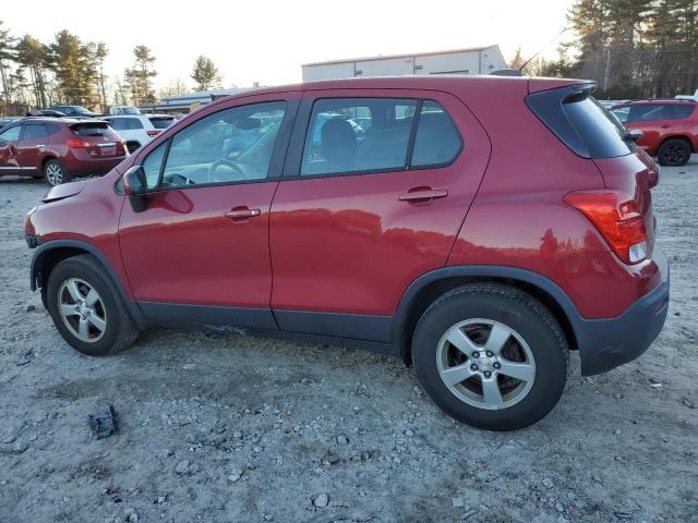 KL7CJPSB1FB198857 - 2015 CHEVROLET TRAX 1LS RED photo 2