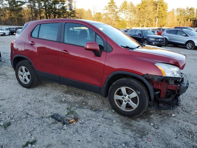 KL7CJPSB1FB198857 - 2015 CHEVROLET TRAX 1LS RED photo 4