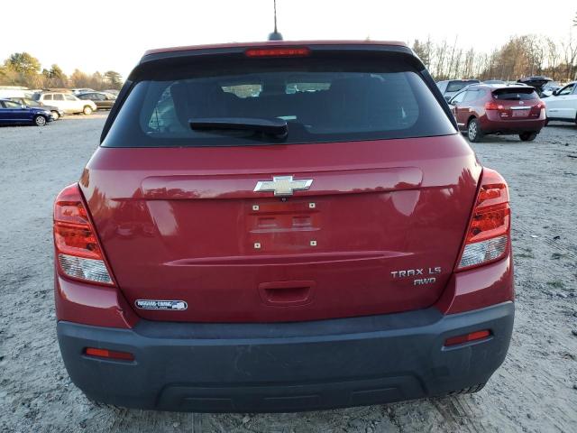 KL7CJPSB1FB198857 - 2015 CHEVROLET TRAX 1LS RED photo 6