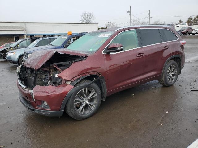 2016 TOYOTA HIGHLANDER XLE, 