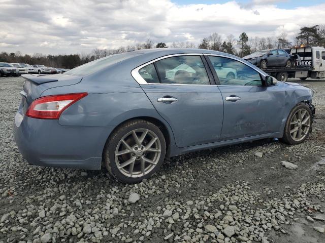 1N4AA5AP0BC848882 - 2011 NISSAN MAXIMA S BLUE photo 3