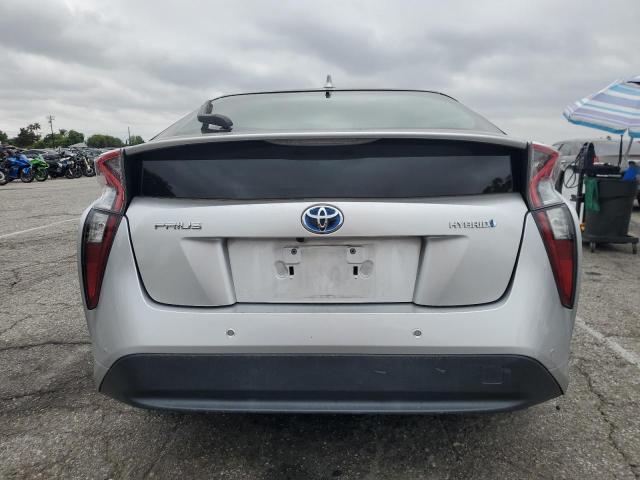 JTDKBRFUXH3574021 - 2017 TOYOTA PRIUS SILVER photo 6