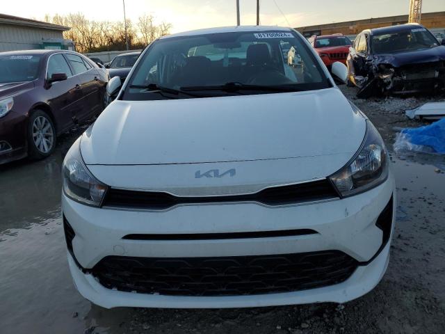 3KPA24AD8NE438285 - 2022 KIA RIO LX WHITE photo 5
