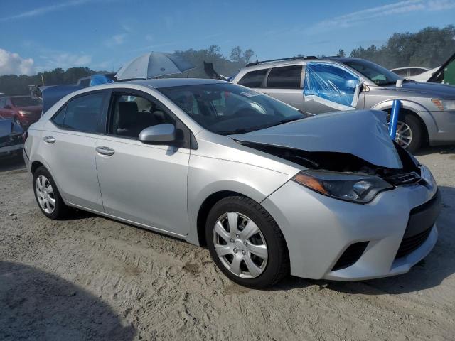 2T1BURHE3EC059722 - 2014 TOYOTA COROLLA L 银色 照片 4