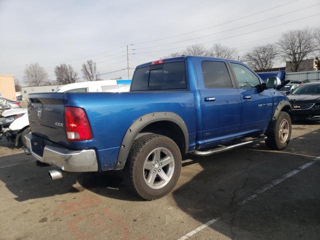 1D7RV1CT2BS535963 - 2011 DODGE RAM 1500 BLUE photo 3