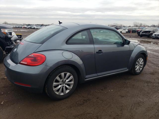 3VWFP7AT5EM624076 - 2014 VOLKSWAGEN BEETLE GRAY photo 3