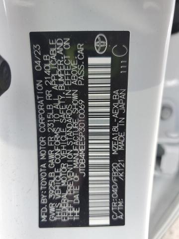 JTDB4MEE5P3010069 - 2023 TOYOTA COROLLA LE Ağ foto 12