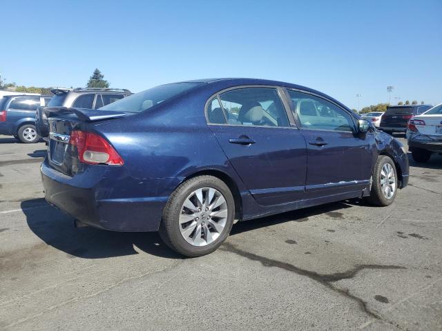 1HGFA16899L026118 - 2009 HONDA CIVIC EX BLUE photo 3