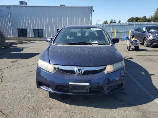 1HGFA16899L026118 - 2009 HONDA CIVIC EX BLUE photo 5