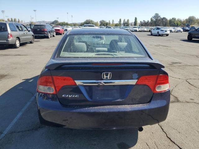 1HGFA16899L026118 - 2009 HONDA CIVIC EX BLUE photo 6