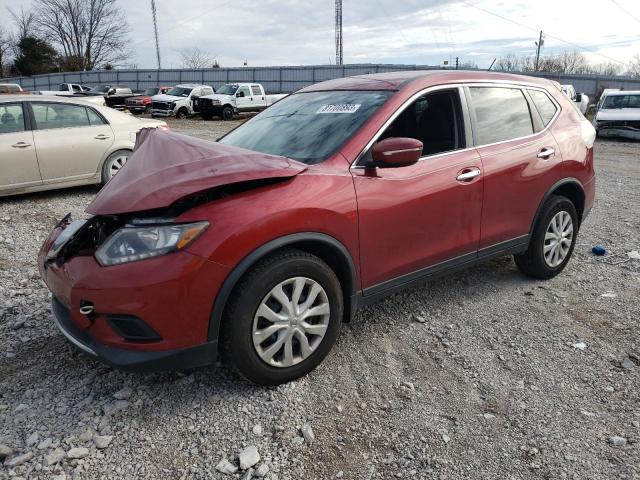 KNMAT2MV7FP521942 - 2015 NISSAN ROGUE S MAROON photo 1