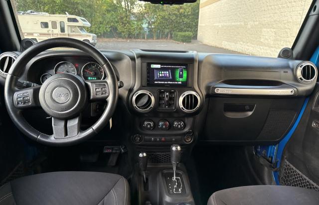 1C4BJWEG4EL264715 - 2014 JEEP WRANGLER U SAHARA Կապույտ լուսանկար 9