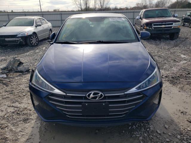 5NPD74LF1KH485467 - 2019 HYUNDAI ELANTRA SE BLUE photo 5