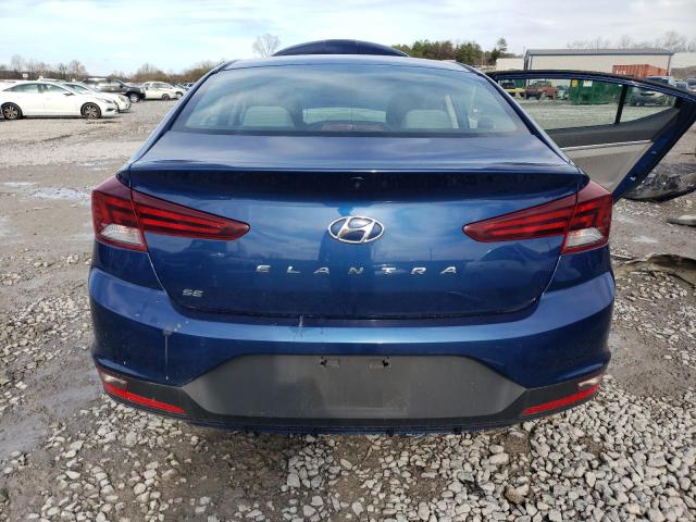 5NPD74LF1KH485467 - 2019 HYUNDAI ELANTRA SE BLUE photo 6