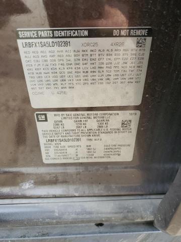 LRBFX1SA5LD102391 - 2020 BUICK ENVISION PREFERRED 银色 照片 12