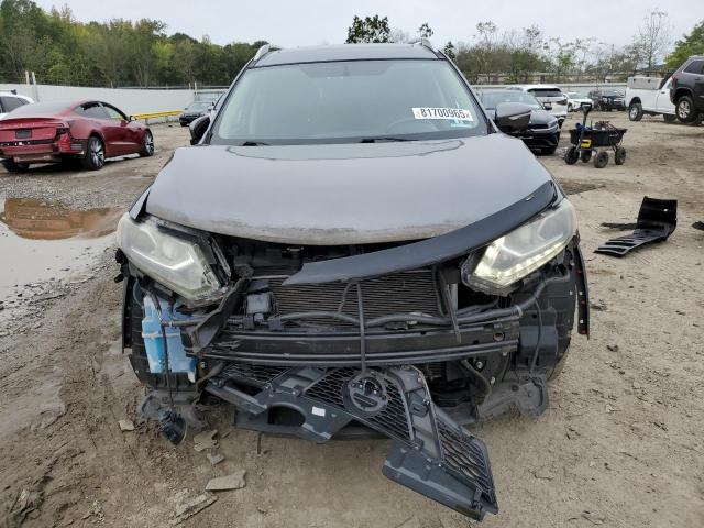 5N1AT2MV5FC799466 - 2015 NISSAN ROGUE S GRAY photo 5