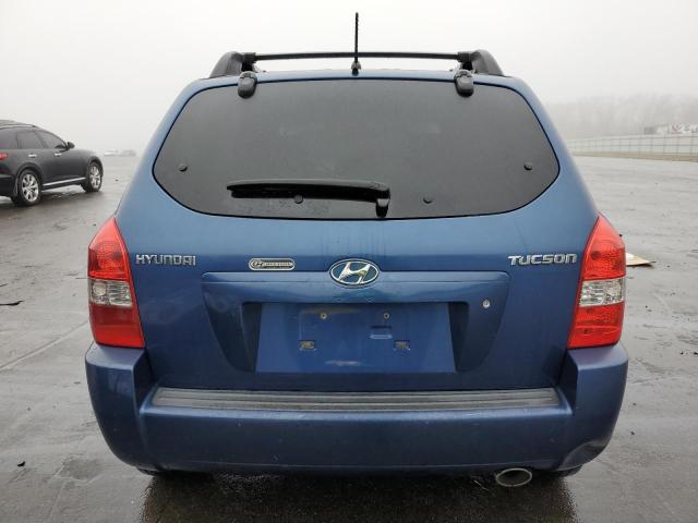 KM8JM12B16U354457 - 2006 HYUNDAI TUCSON GL BLUE photo 6