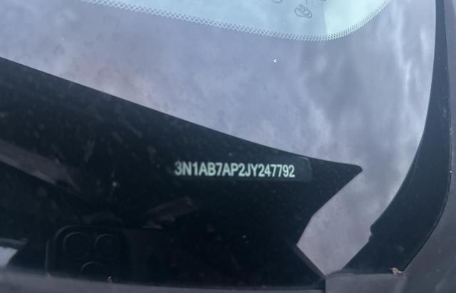 3N1AB7AP2JY247792 - 2018 NISSAN SENTRA S Սև լուսանկար 10