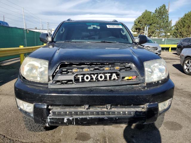 JTEBU14R958043221 - 2005 TOYOTA 4RUNNER SR5 BLACK photo 5