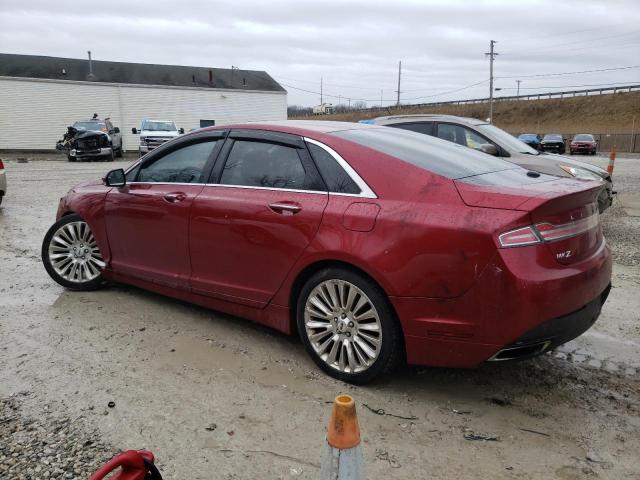 3LN6L2J99FR616570 - 2015 LINCOLN MKZ RED photo 2